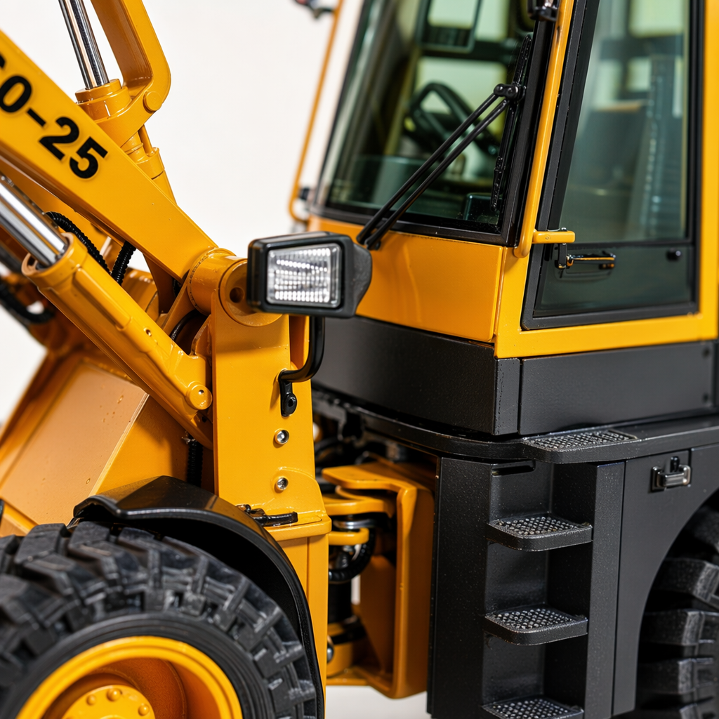 The yellow multi-functional construction machinery loader with a bucket is highly efficient in bucket digging operations Application Scenario