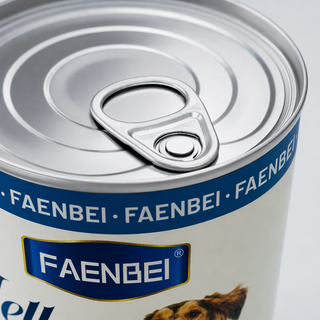 FAENBEI blue canned fish-flavored pet jelly snacks 400g with dog and cat patterns Application Scenario