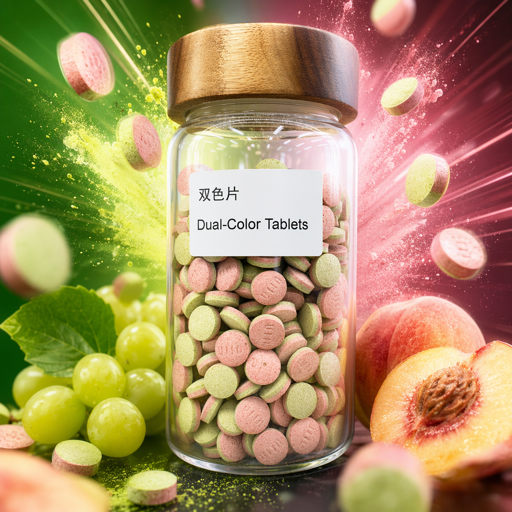 Transparent glass canned two-color sheet portable sealed snack storage tank