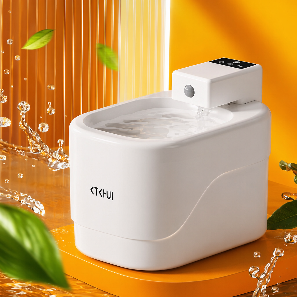 白色自动饮水机家用静音节能台式直饮机细节图