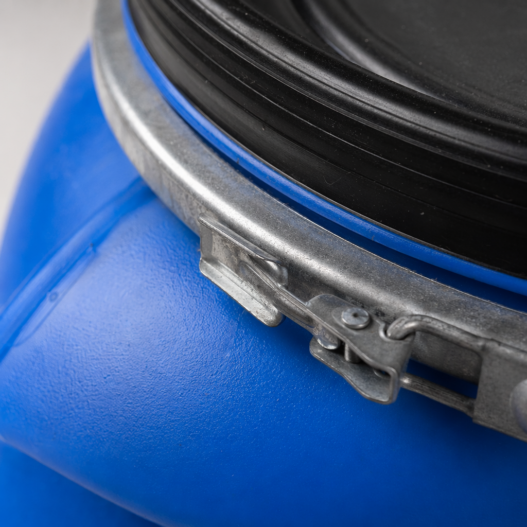 Blue plastic bucket, household water storage bucket, large-capacity leak-proof sealed bucket Application Scenario