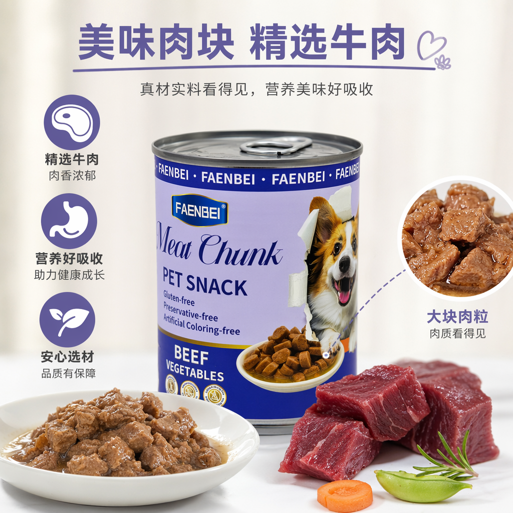 橙色罐装柯基犬图案Chunk狗粮
