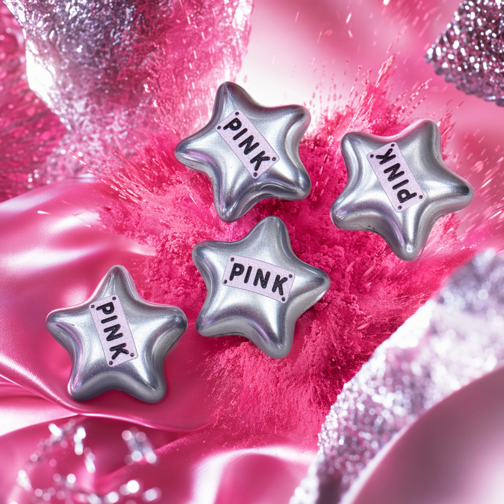Silver star-shaped magnetic stickers strongly adhere to home and office decoration Specification image