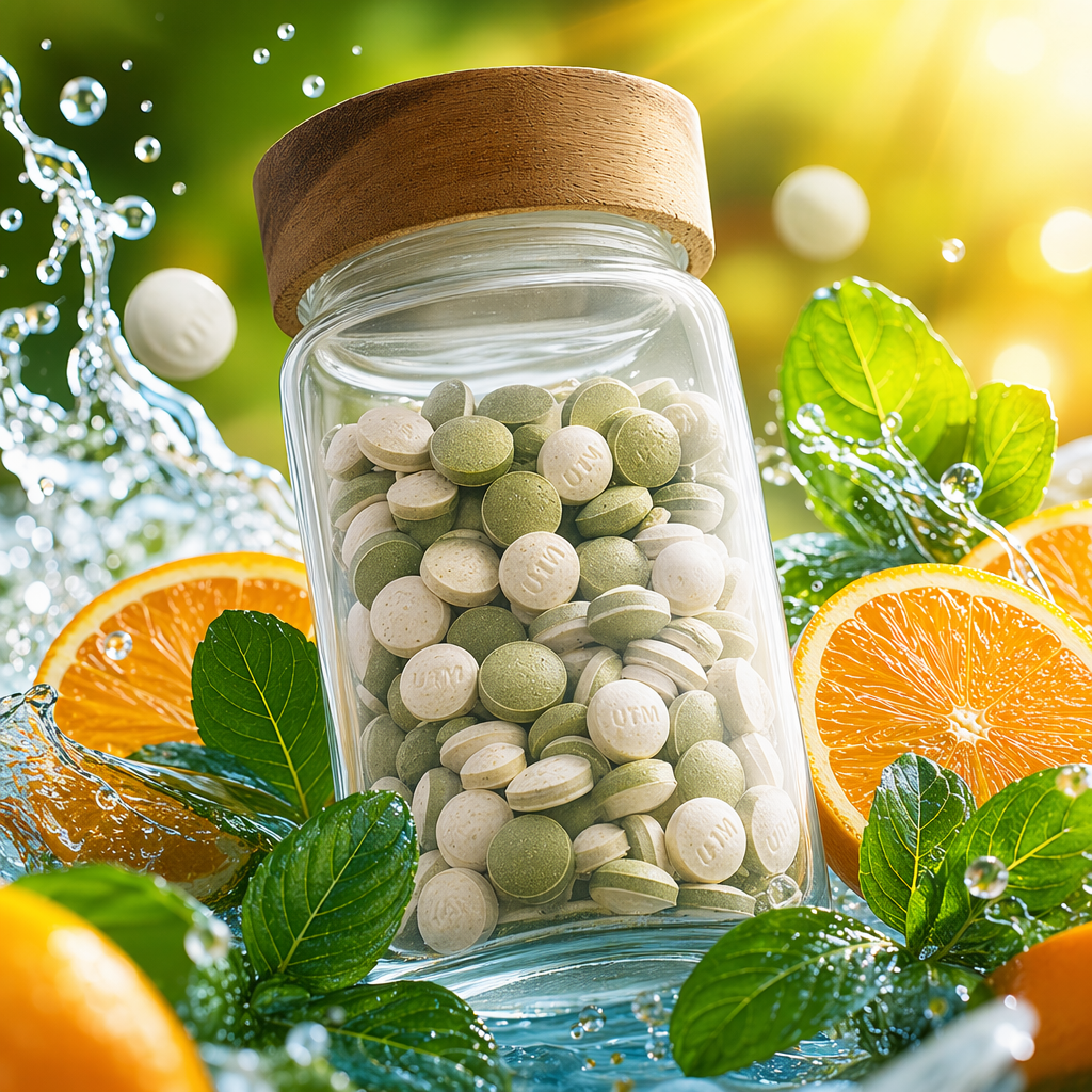 Factory-customized, pet double-layer multi-dimensional and multi-mineral tablet health food Specification image