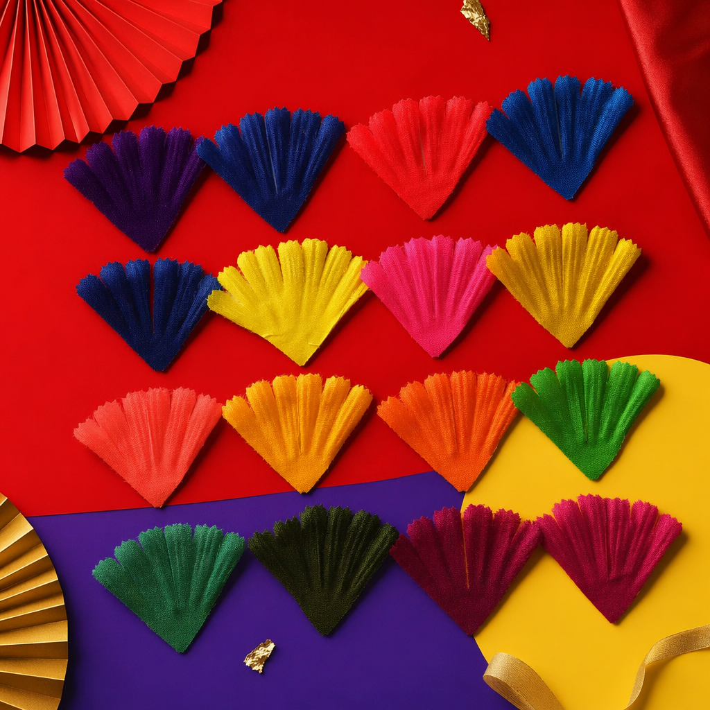 Meisheng Dye Chemical Color Dye Color Card sample, fan-shaped fabric color sample, TC number, Chinese color name Specification image