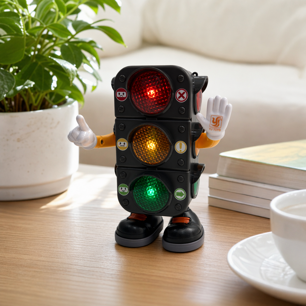 Black traffic signal light toys simulate traffic lights and children's educational AIDS details Picture