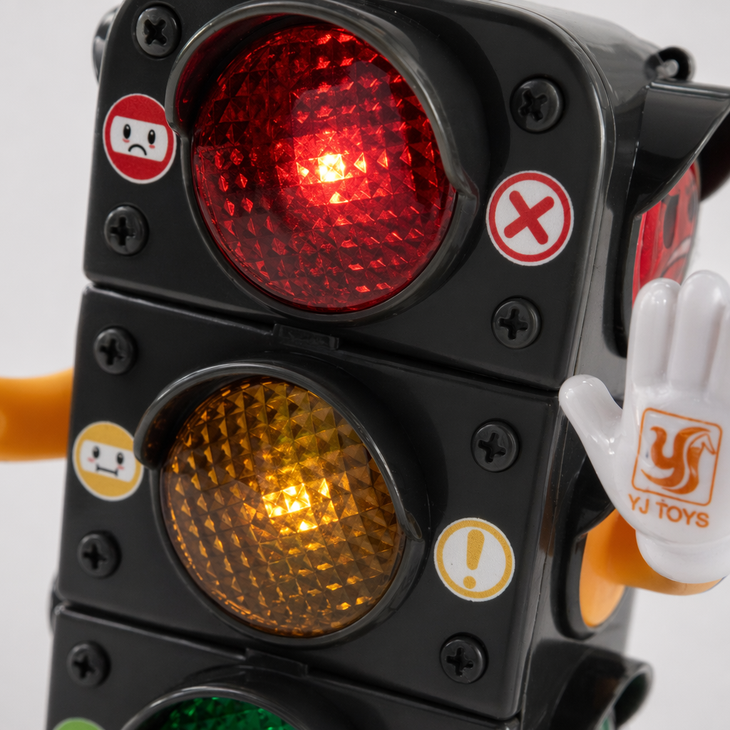 Black traffic signal light toys simulate traffic lights and children's educational AIDS Application Scenario