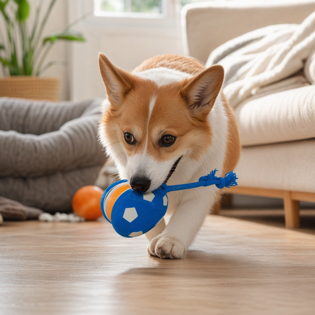 White paper box packaging interactive dog toys, pet educational and entertaining toys details Picture