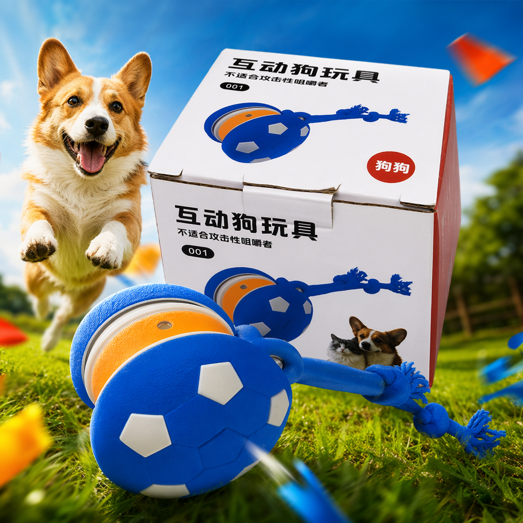 White paper box packaging interactive dog toys, pet educational and entertaining toys Specification image