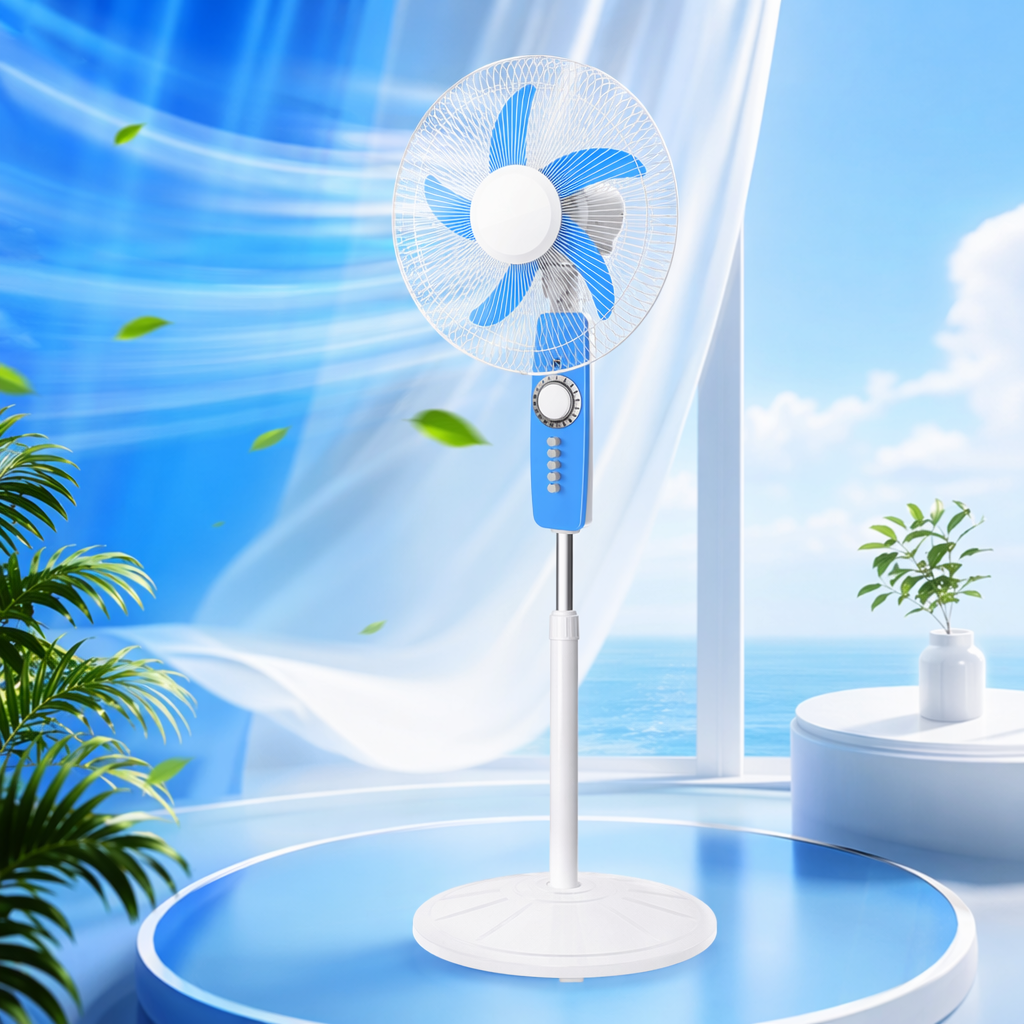 المروحة الزرقاء تتساقط على الأرض Specification image