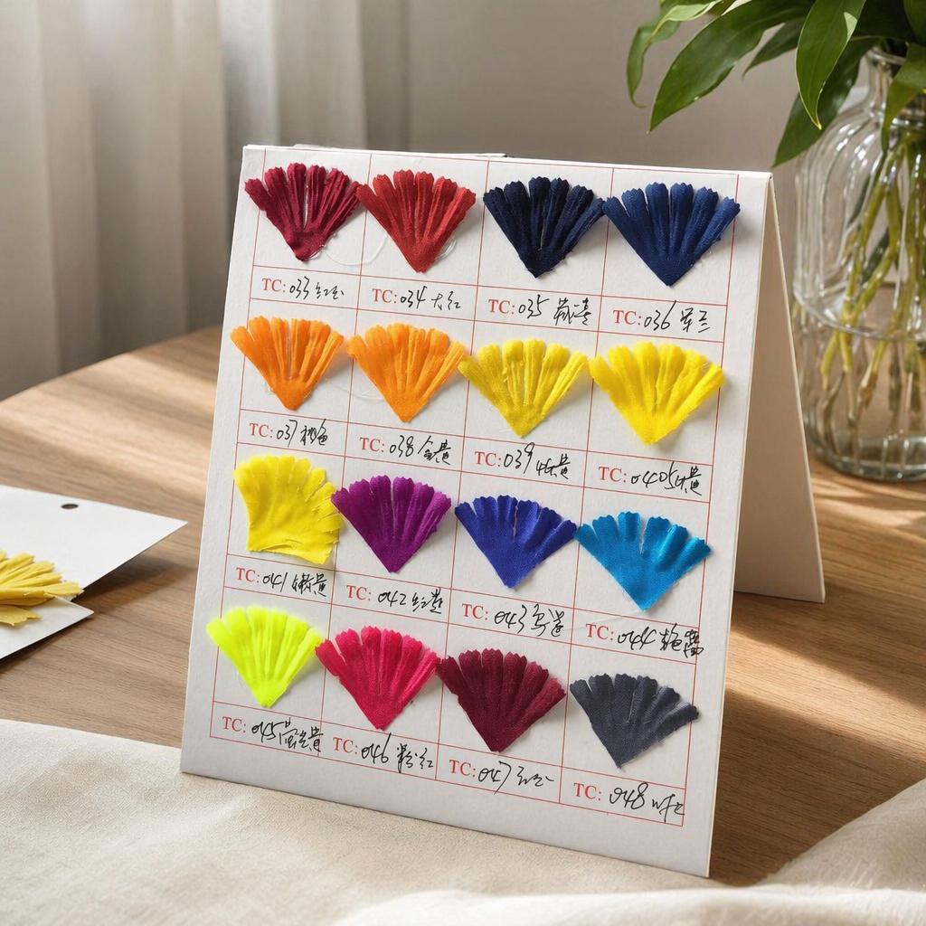 The professional textile color matching reference tool for color card samples of colored fabrics is practical and portable details Picture