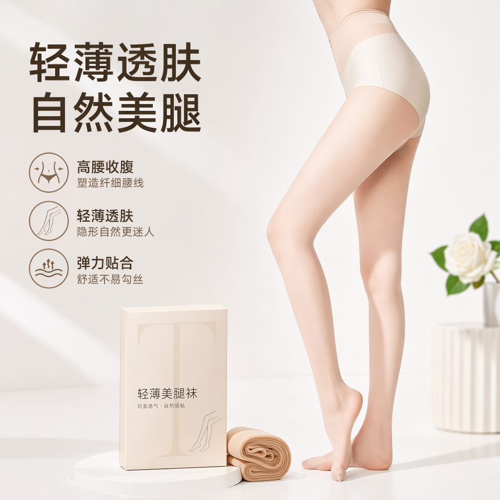 肤色丝袜女显瘦修身腿部美腿薄款弹力均码 Specification image