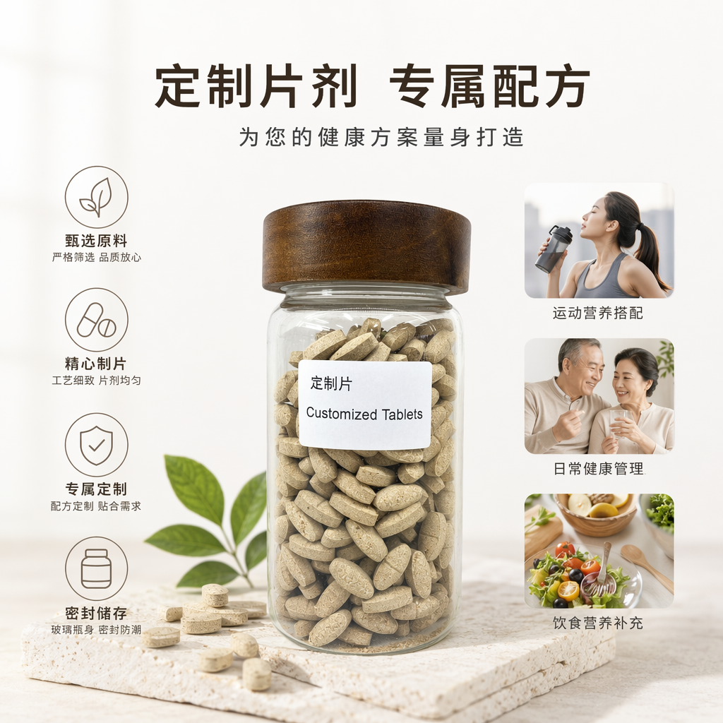 Transparent glass bottle with wooden bottle cap custom production set