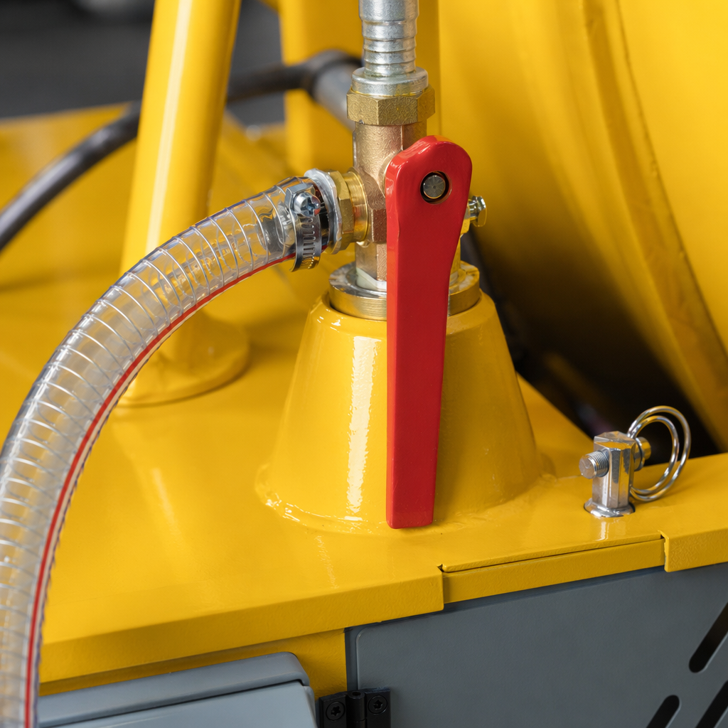 Yellow concrete mixer 350L large-capacity horizontal drum type, specially designed for engineering construction Application Scenario