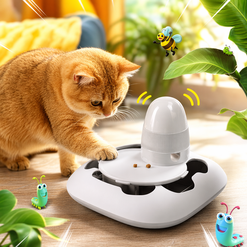 Pet supplies cat food feeder, educational toy for missing food Specification image