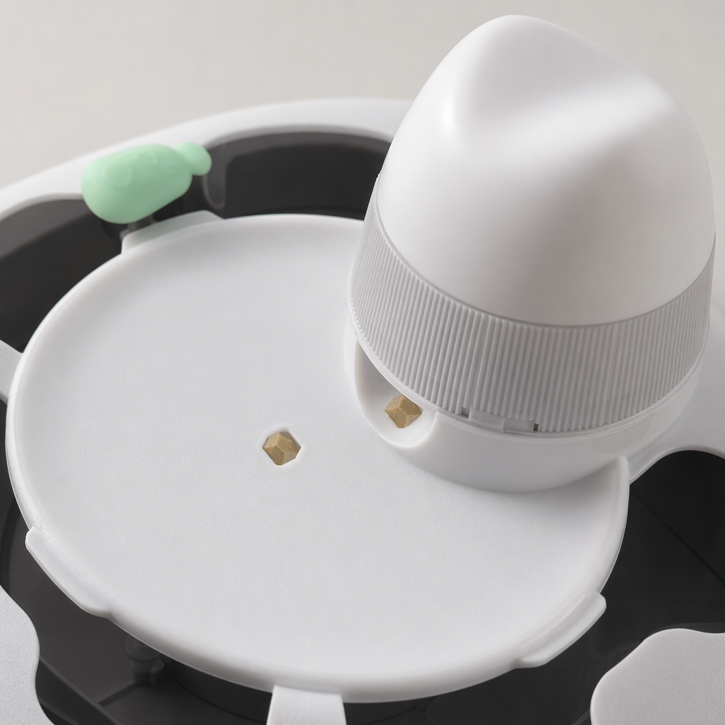 Pet supplies cat food feeder, educational toy for missing food Application Scenario