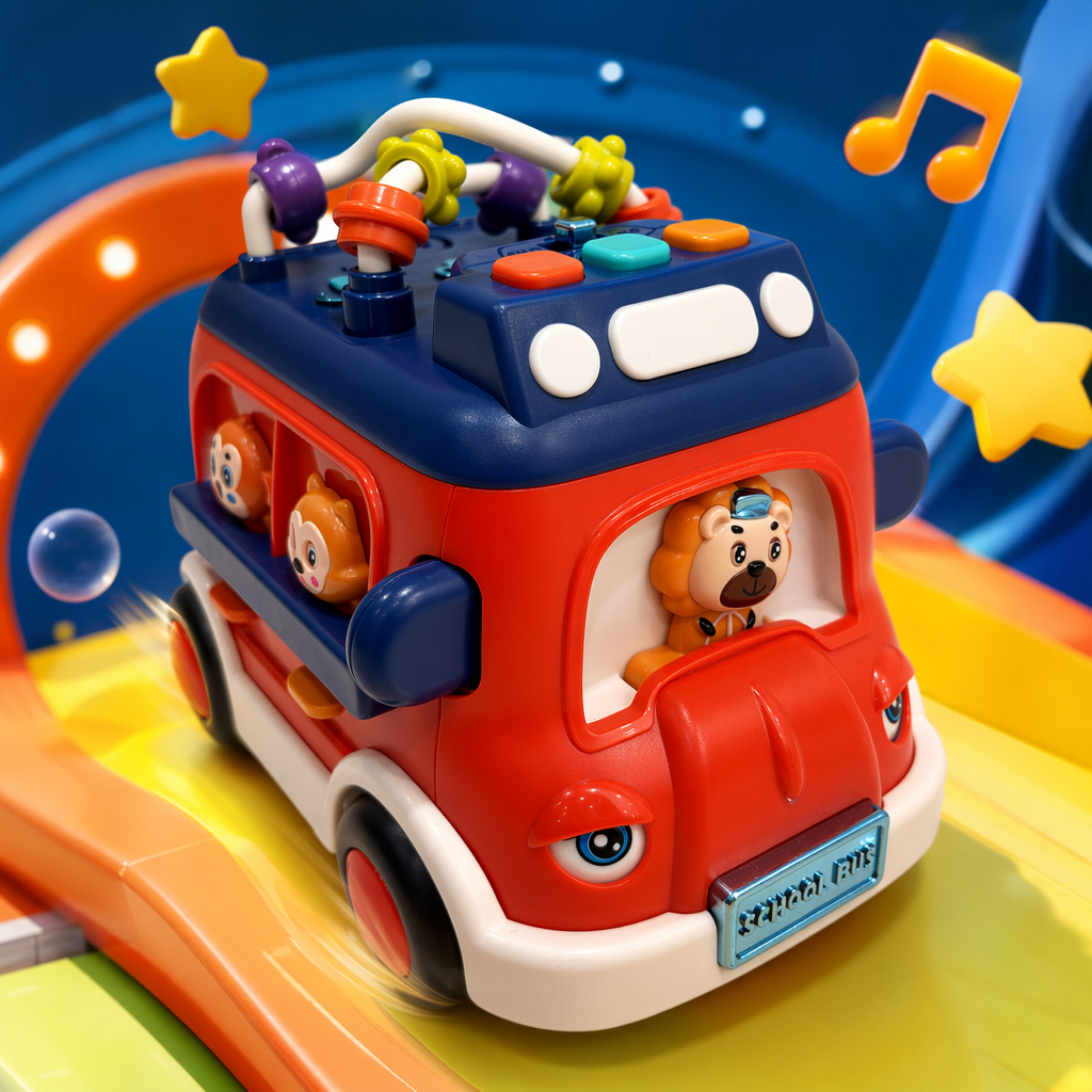 Red children's toy car, electric toy car, boys' educational early education vehicle Specification image