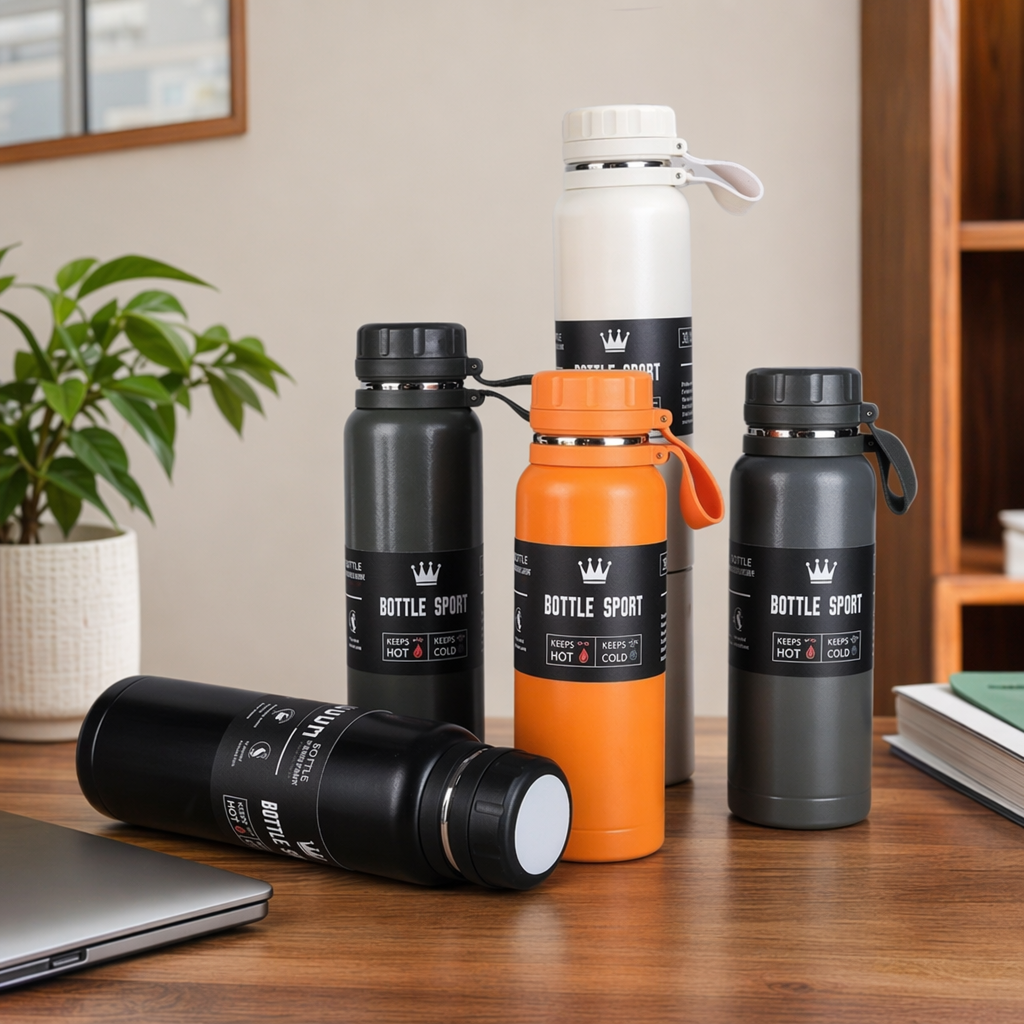 Multi-color gradient insulated water cup, 304 stainless steel vacuum insulated portable travel cup 131639169 details Picture