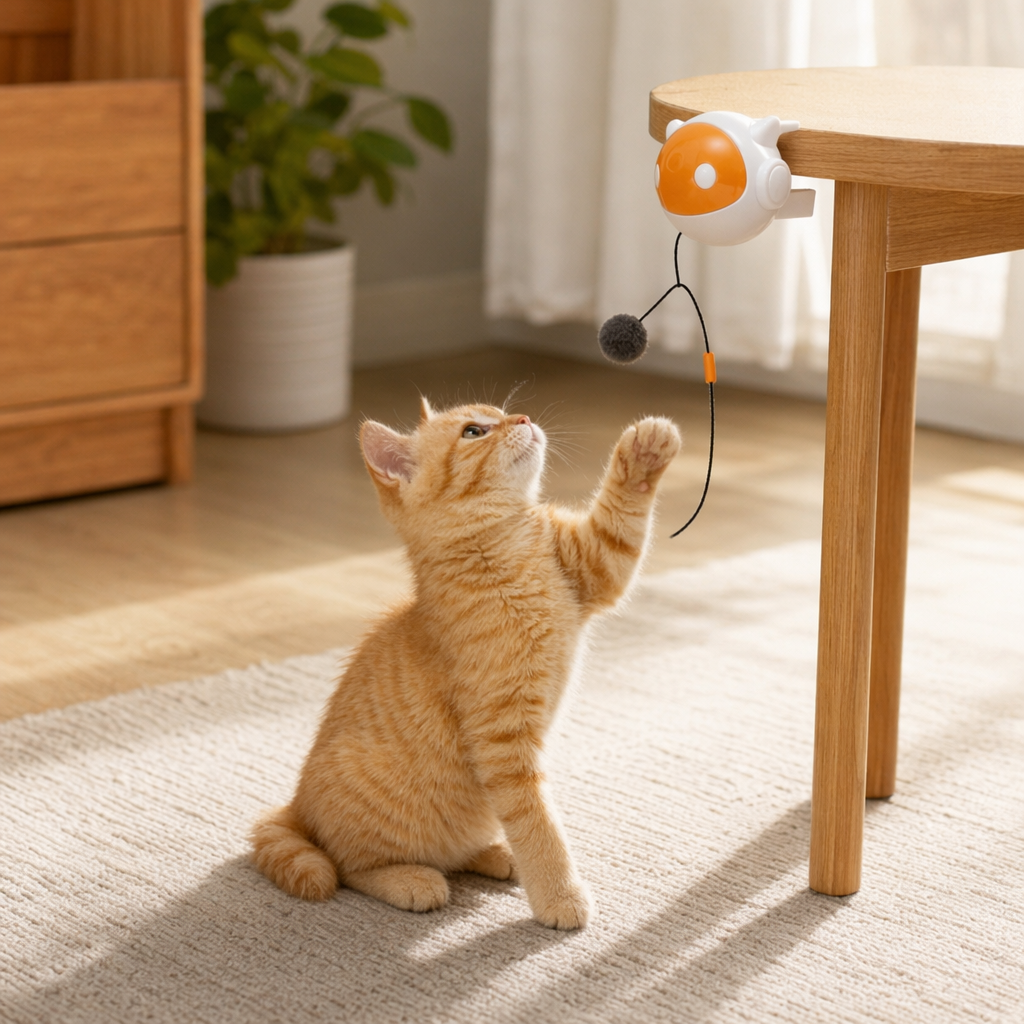 自动升降逗猫球宠物玩具猫咪专用逗猫玩具狗狗通用宠物用品产品图