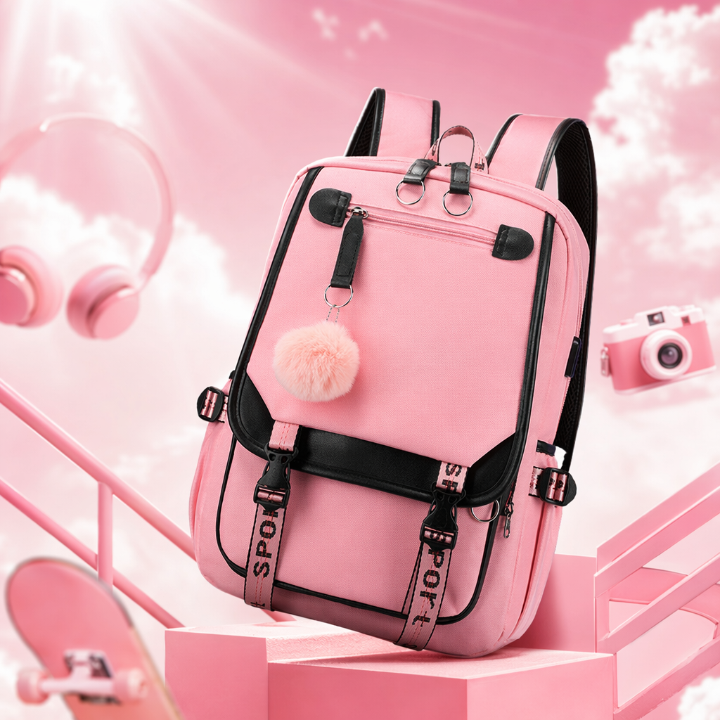 حقيبة مدرسية خفيفة الوزن وحقائب سفر ترفيهية للتلاميذ Specification image