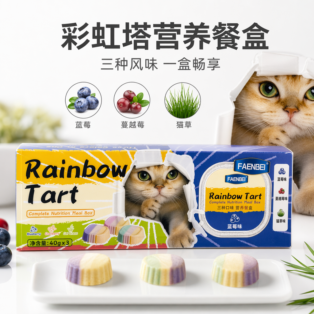 彩色猫粮盒 多功能储粮分装盒 宠物喂食器防潮密封可叠放