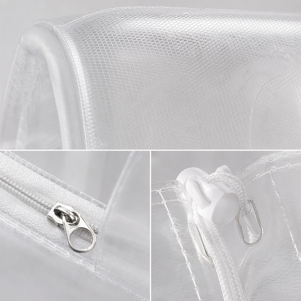 Transparent soft rubber washbasin three-piece set, bathroom desktop storage combination, home simple style Application Scenario
