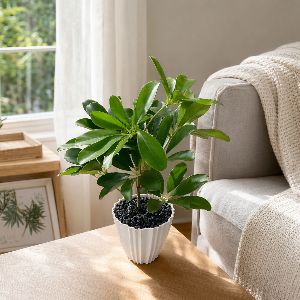 Green potted plants, indoor foliage green plants, small bonsai, balcony decoration succulent combination details Picture
