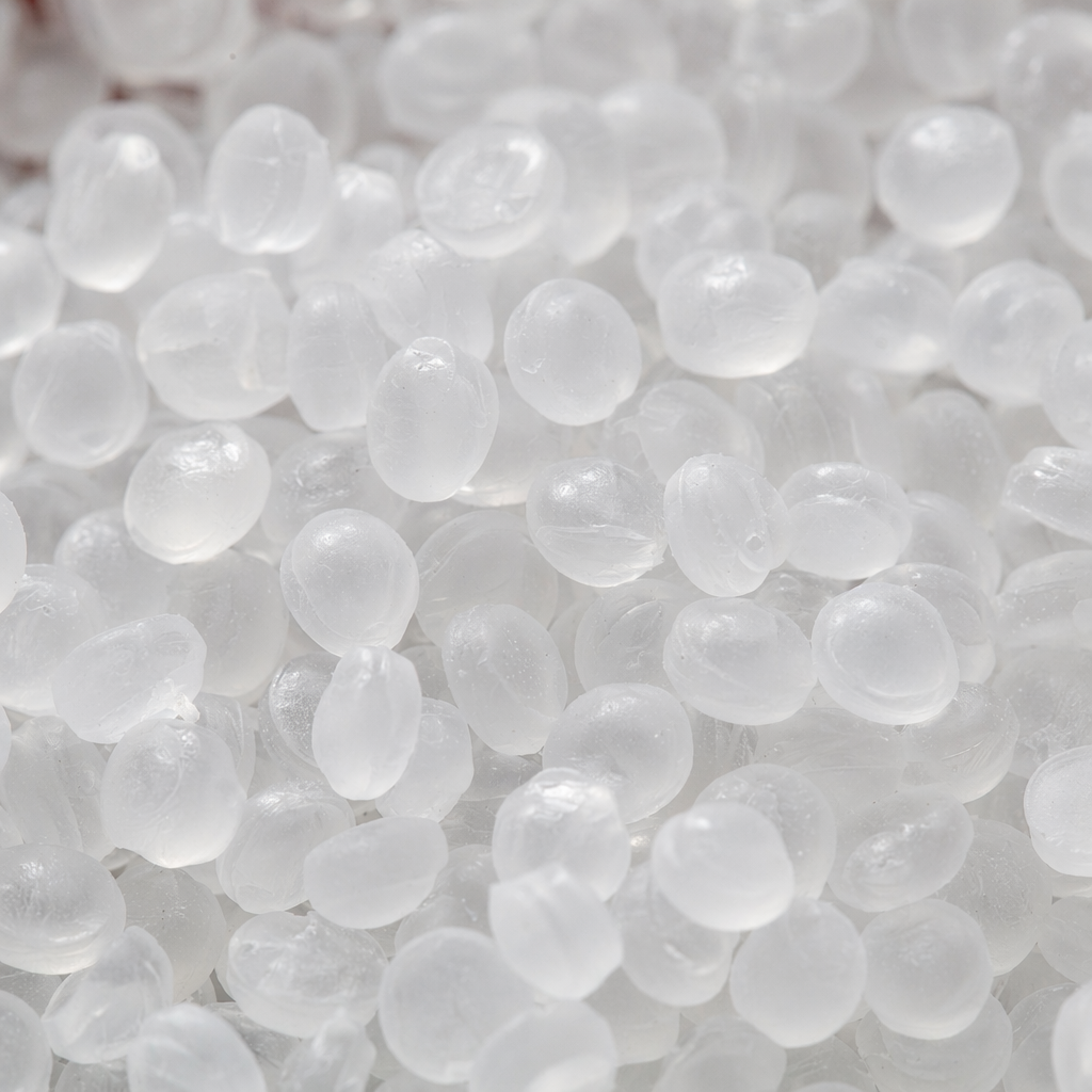 White granular plastic particles, industrial-grade PP polypropylene raw material, 25kg bags Application Scenario