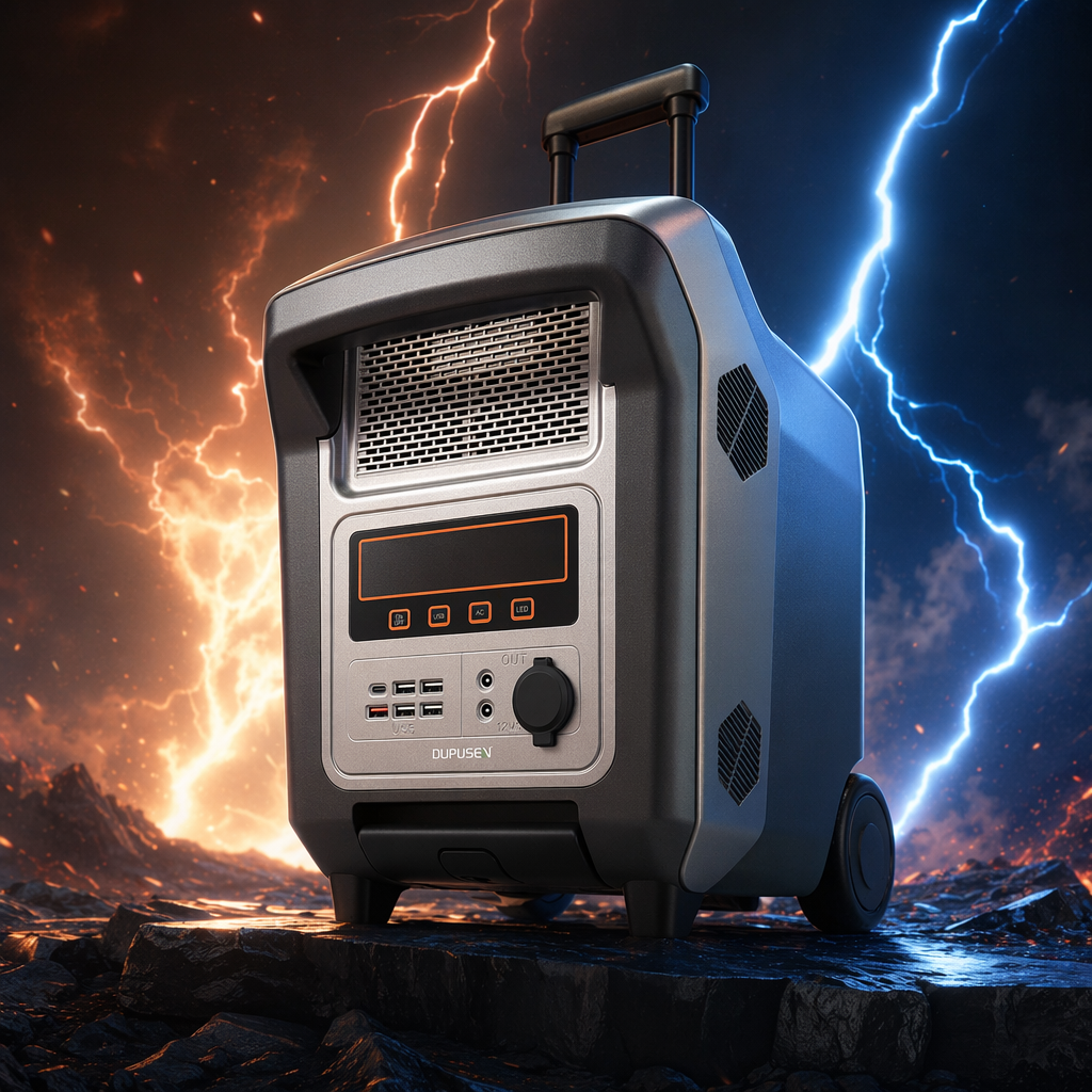 Grey portable power inverter, 220V car home converter, power bank, external inverter power supply Specification image