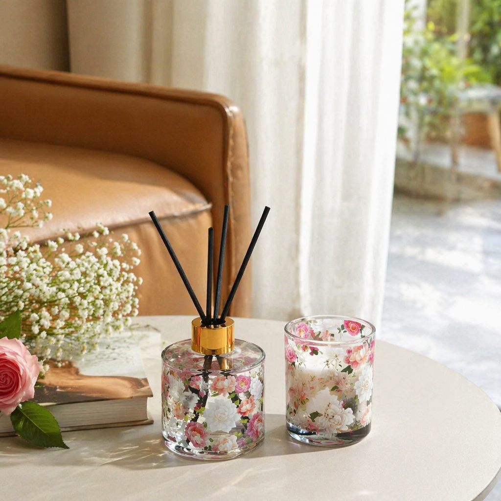 Flower packaging box aromatherapy set gift box, natural plant fragrance souvenir details Picture