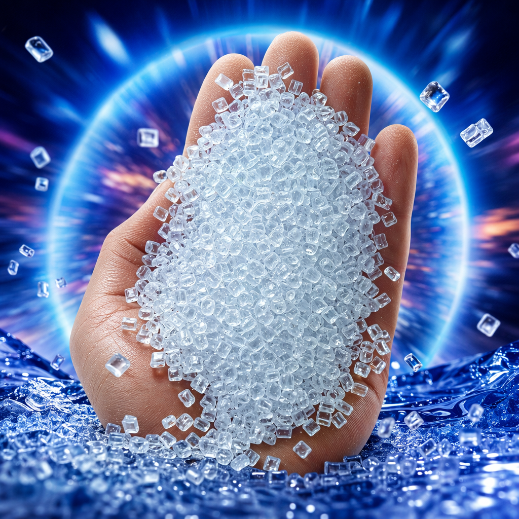 Transparent granular plastic particles, industrial-grade PP polypropylene raw material, general-purpose plastic particles Specification image