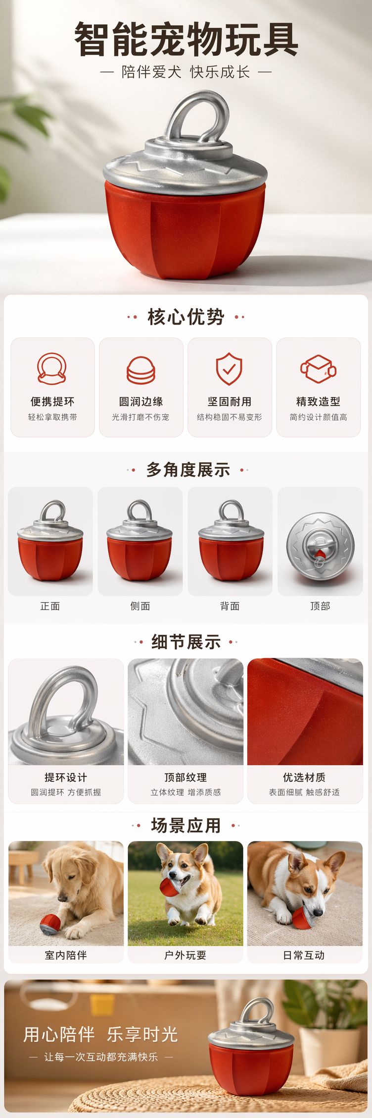 智能狗玩具 白色包装盒 益智互动宠物玩具 pic 1