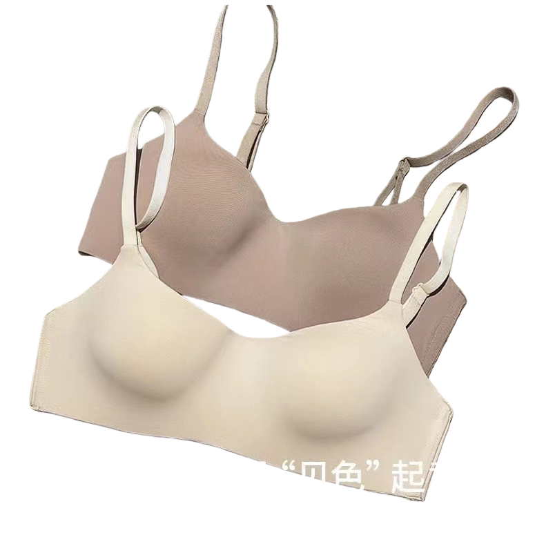 米色文胸+浅棕文胸白底实物图