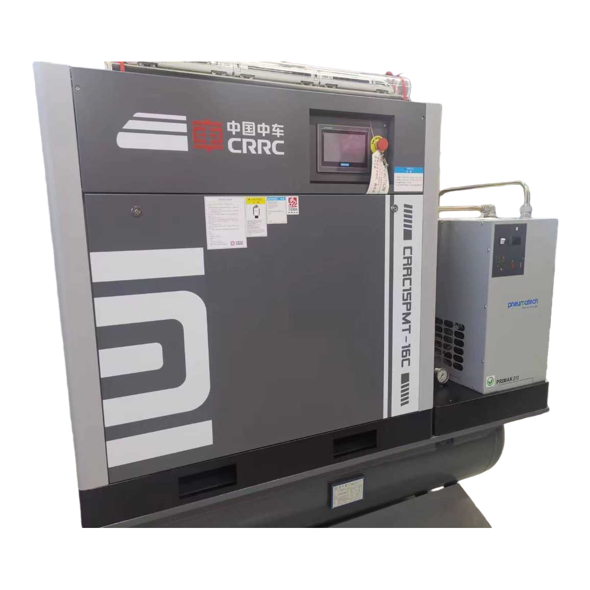 Silent and energy-saving single-phase 220V 50Hz grey industrial air compressor Item Picture