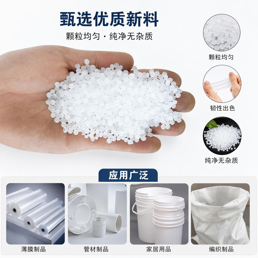 White granular plastic raw material PP polypropylene general-purpose industrial grade