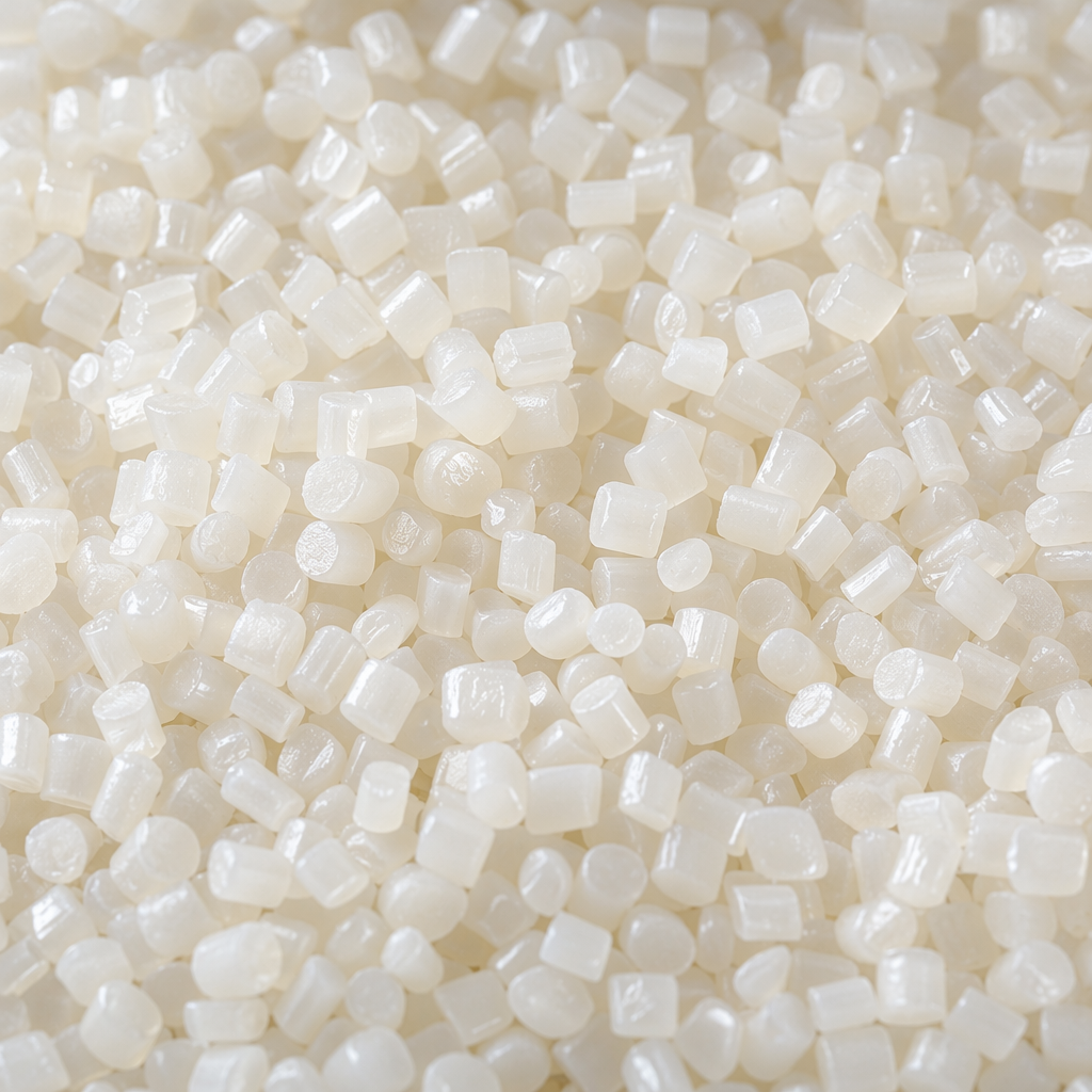 White granular plastic particles, industrial-grade PP PE raw materials, general-purpose injection and blow molding raw materials Application Scenario