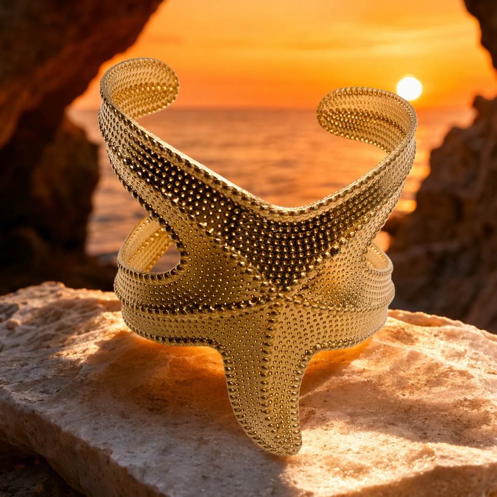 The golden dot texture bracelet is a fashionable, light luxury, simple and versatile wrist accessory for women Specification image