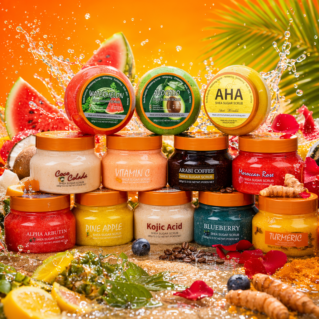 Цветная глазурь от боди scrub 350g-консервированная смесь для тела, обезображивающего чехвана Specification image