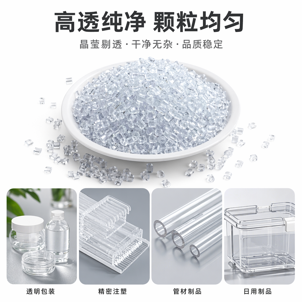 透明塑料颗粒 通用型PP材质 颗粒圆润 500克装
