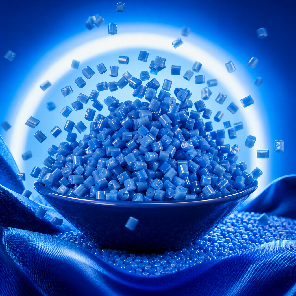 Blue plastic granules, industrial-grade PP polypropylene raw material, 25kg with free shipping Specification image