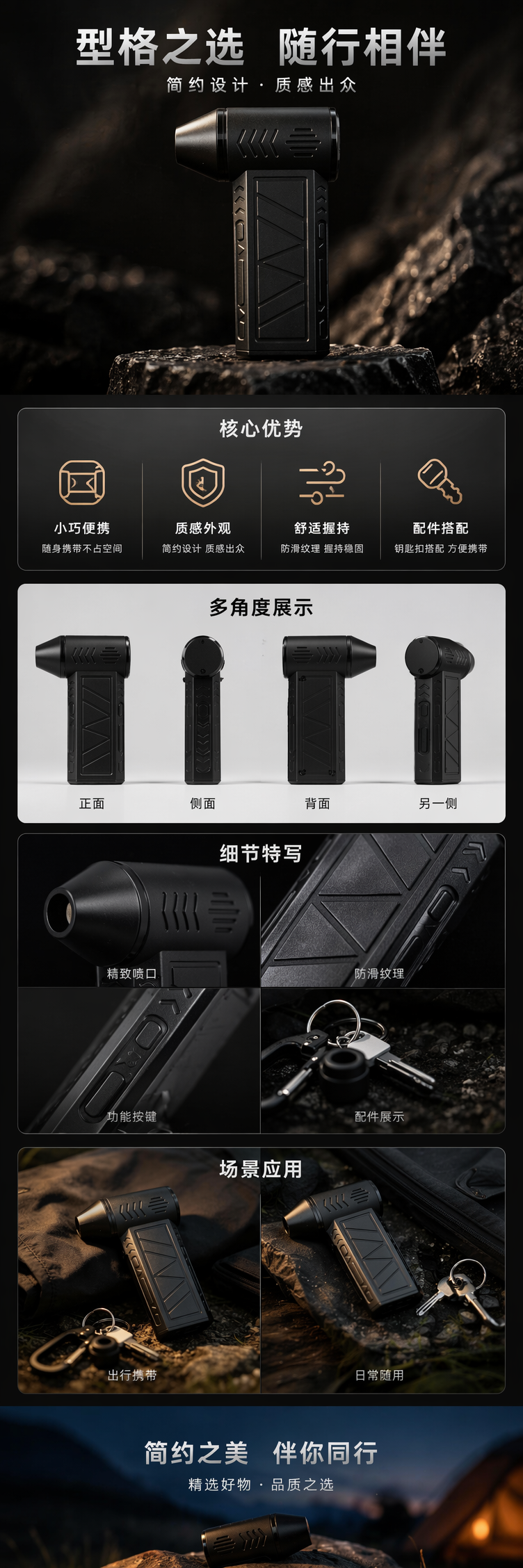 跨境暴力风扇超级涡轮吹雪神器汽车用吹灰吹尘枪高速无刷暴力风扇 pic 1