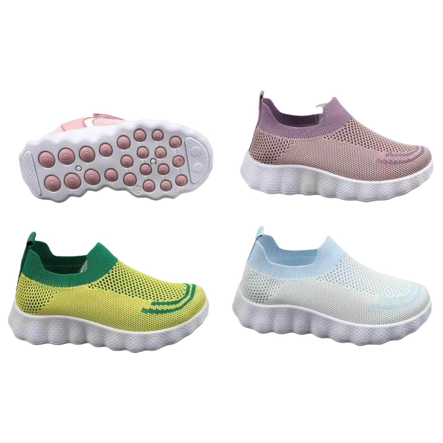 أحذية رياضية للأطفال ذات العيون الملونة Item Picture