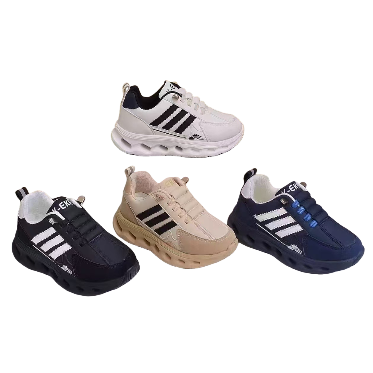 Black Branka men's sports shoes are breathable, lightweight and shock-absorbing running shoes Item Picture