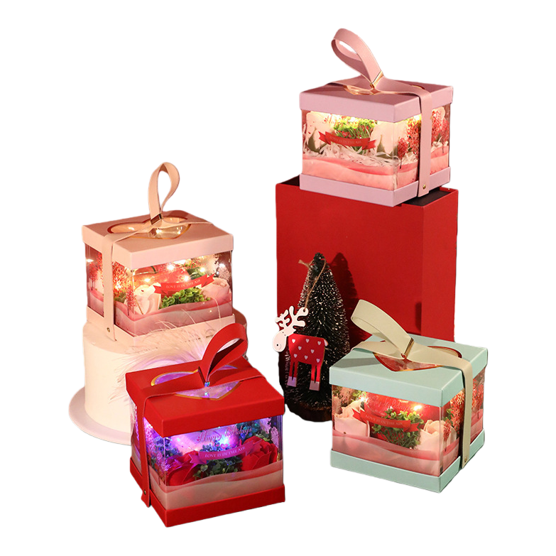 The colorful gift box is a beautiful gift packaging box with multiple colors to choose from, making it an ideal choice for giving gifts during festivals Item Picture