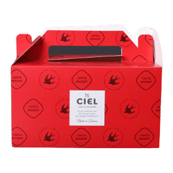 The red hand-held gift box is a simple, elegant and festive gift box for festivals Item Picture