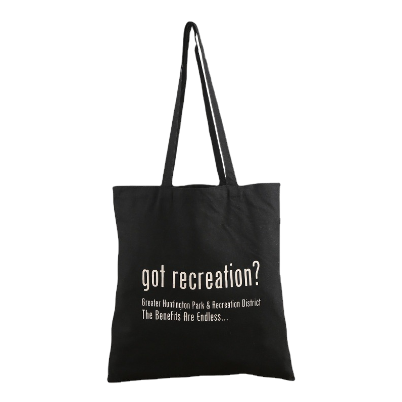A thick and wear-resistant black canvas bag, a student schoolbag, can be carried diagonally on one shoulder for daily outings Item Picture