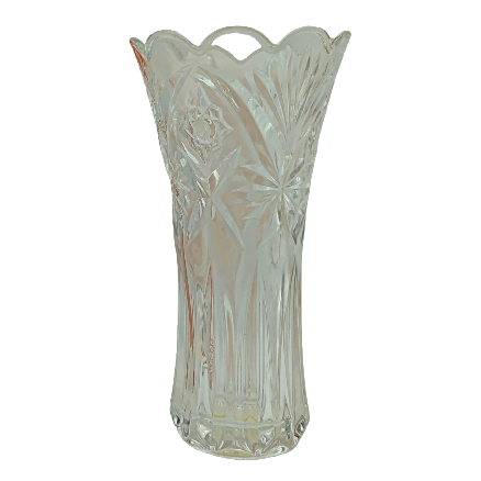 The transparent crystal vase is a living room decorative item with high light transmittance and a simple Nordic style Item Picture