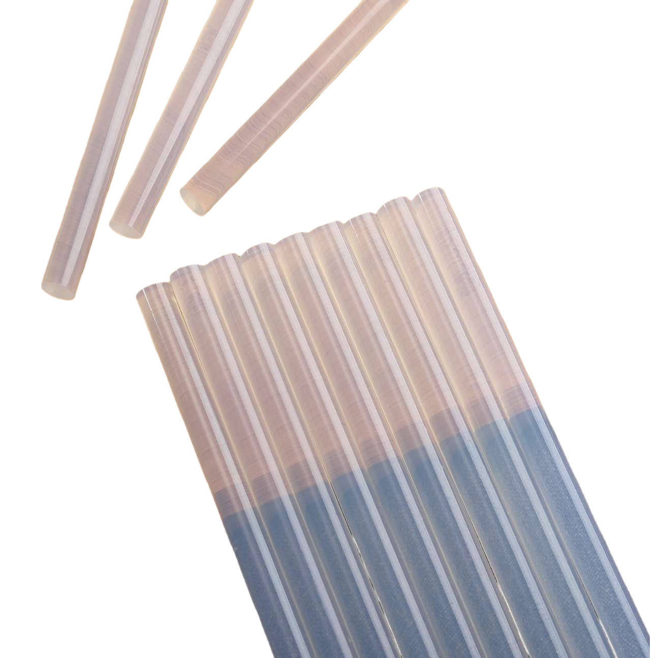 Transparent hot melt adhesive stick, universal EVA material, high-temperature resistant, fast bonding, 11mm diameter Item Picture