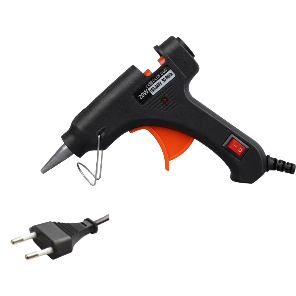Black hot melt glue gun, rapid heating, constant temperature, handheld glue gun, household and industrial grade Item Picture