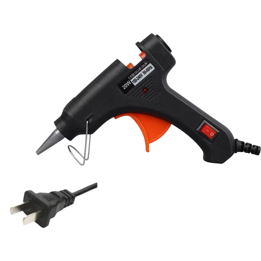 Black hot melt glue gun, rapid heating, constant temperature, handheld glue gun, home DIY repair tool Item Picture